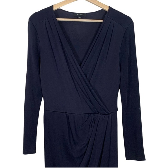 Aritzia Babaton Faux Wrap Midi Dress Size Small - Picture 3 of 8